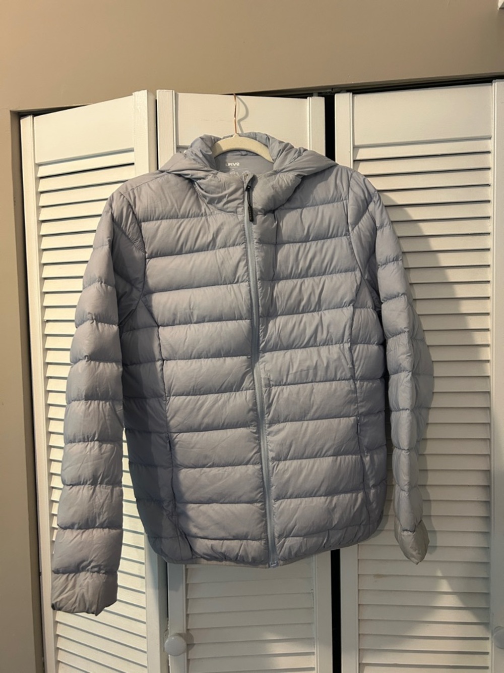 I.Five Par Simons recycled nylon down jacket puffer | Pale blue